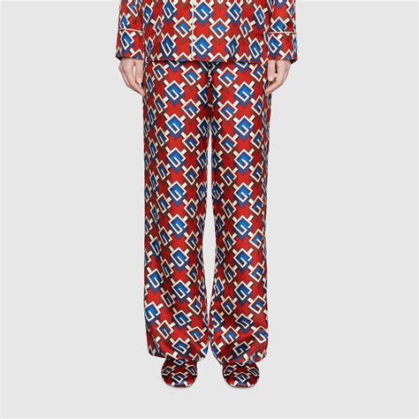 gucci lounge wear|Gucci pajama set women's.